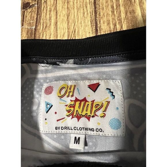 OH SNAP! Drill Clothing Co Pop Comic Art Pattern Retro 80’s/90’s - Picture 4 of 6